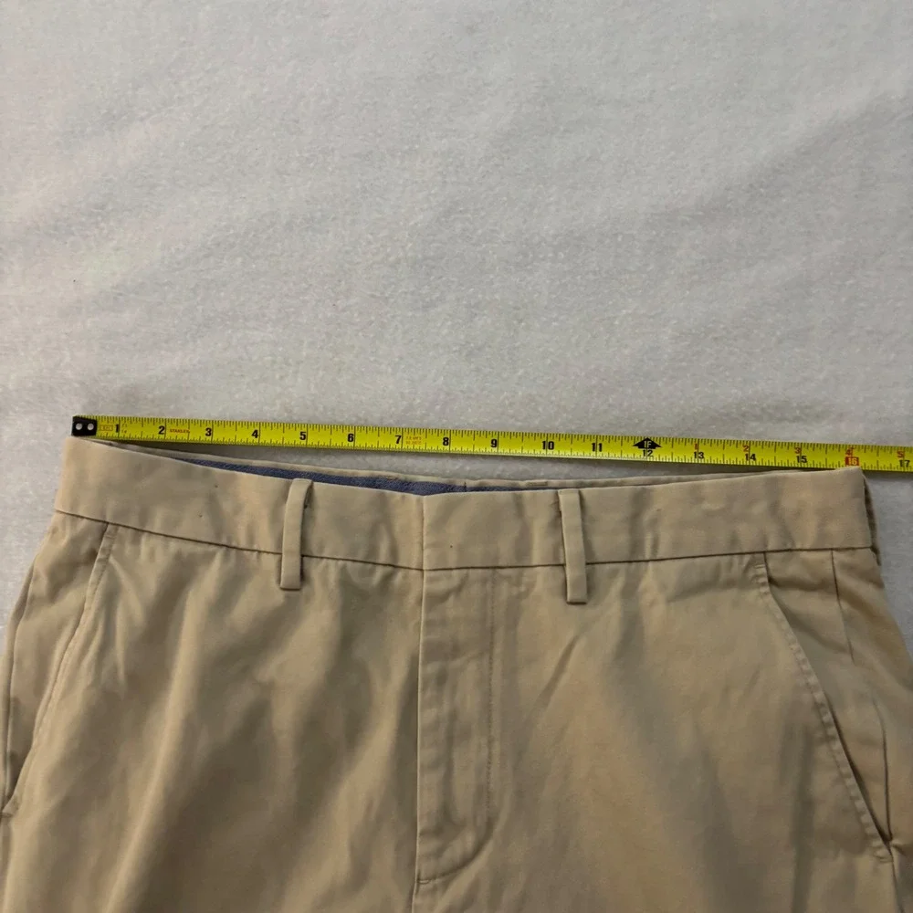 J.Crew Bowery Urban Slim Fit Khaki Chino Dress Pants Mens 32x34 Tan Cotton
